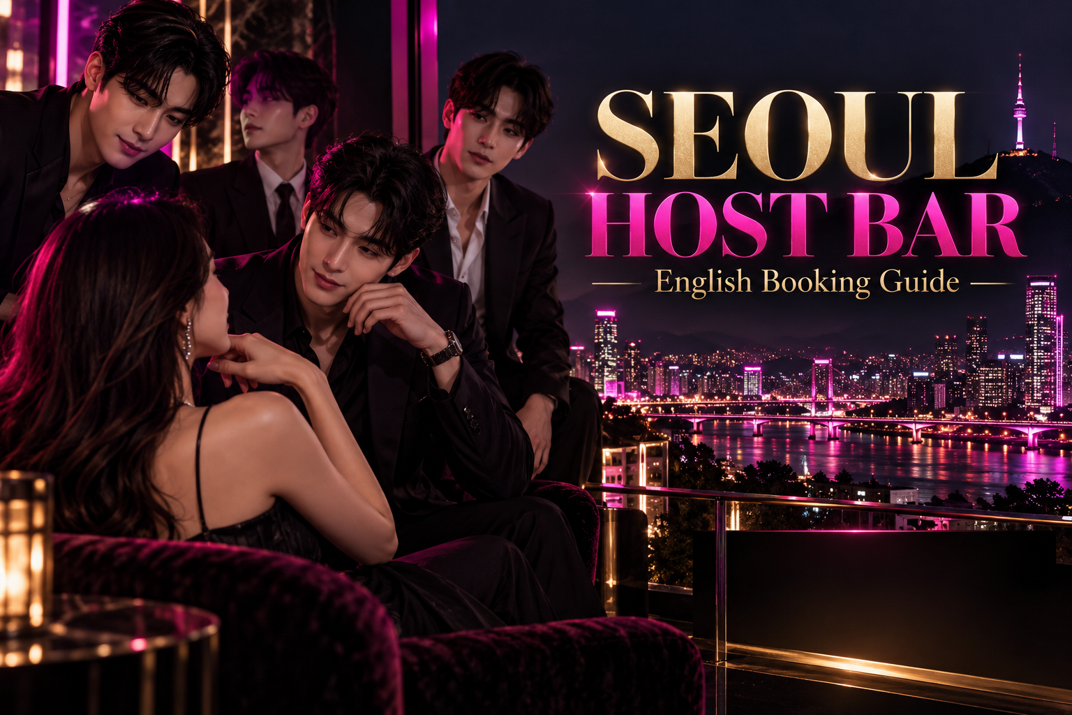 Seoul host bar English booking guide for international visitors